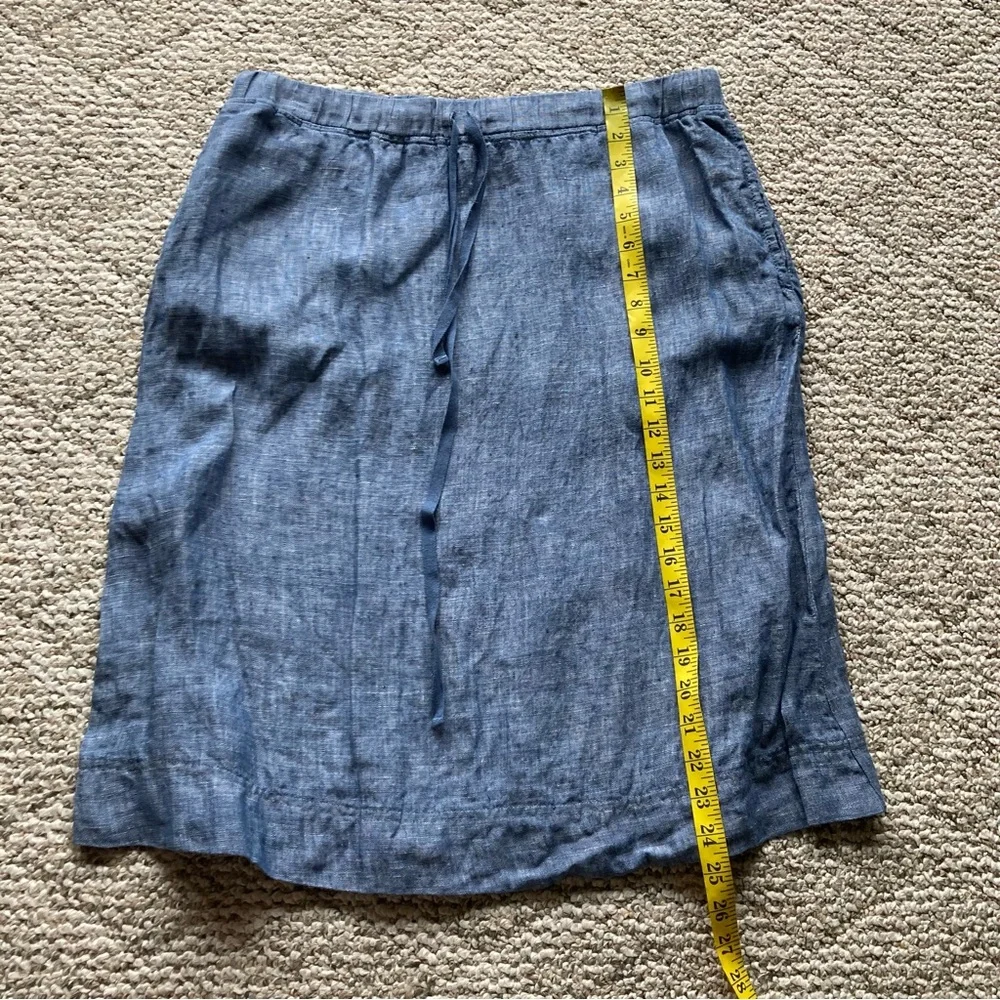 Max Studio Blue Midi Skirt - Picture 6 of 7